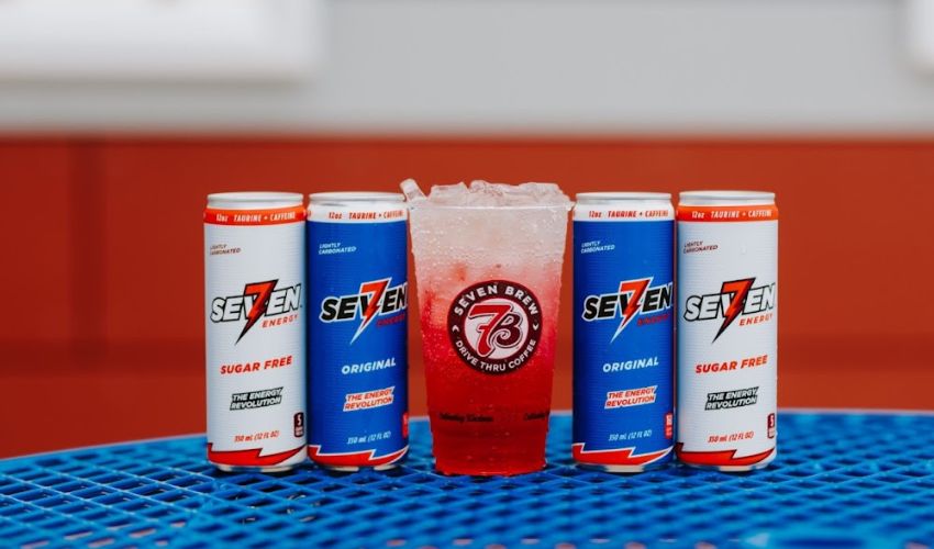 7 Brew Energy Drinks Menu
