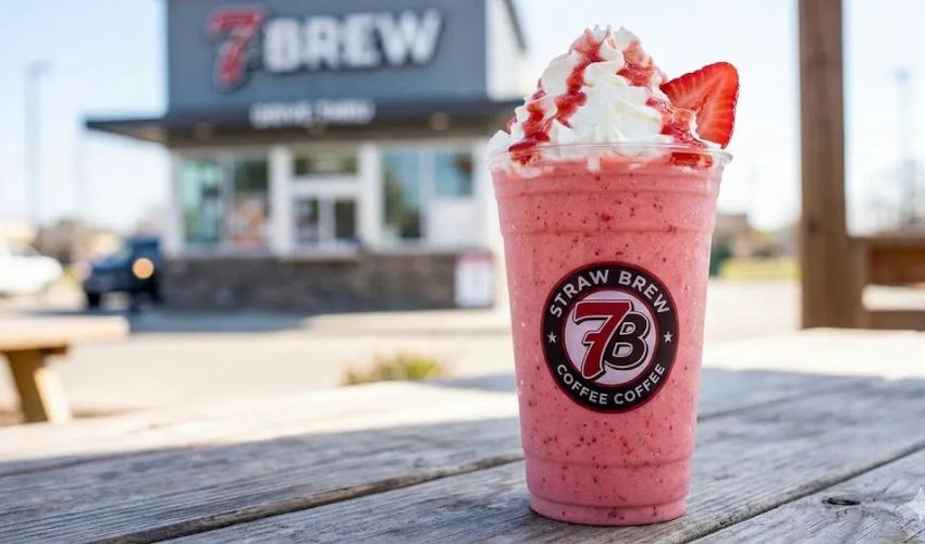 7 Brew Strawberry Smoothie Menu