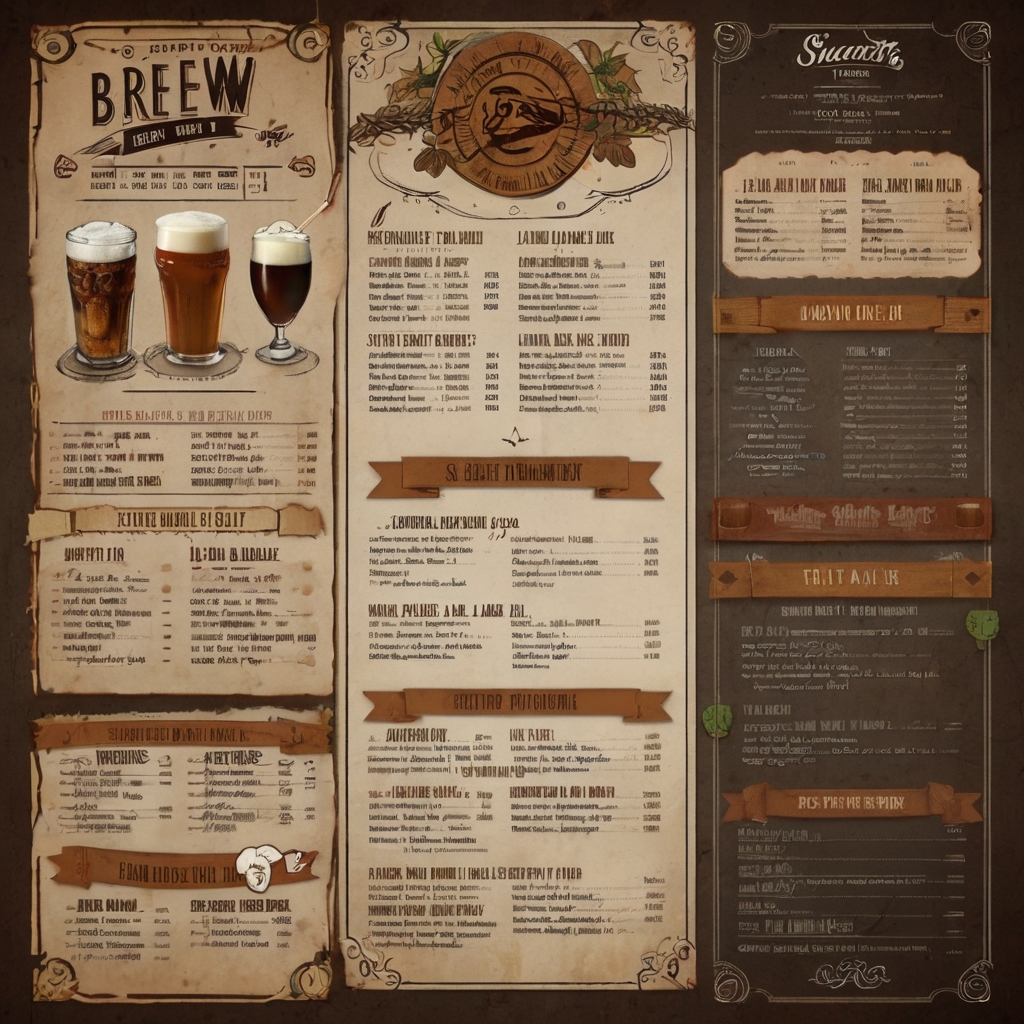 7 Brew Menu Sweet & Salty Menu