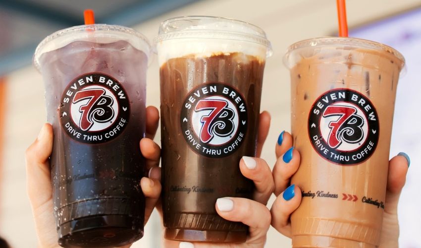 7 Brew Banana Bread Blondie Menu